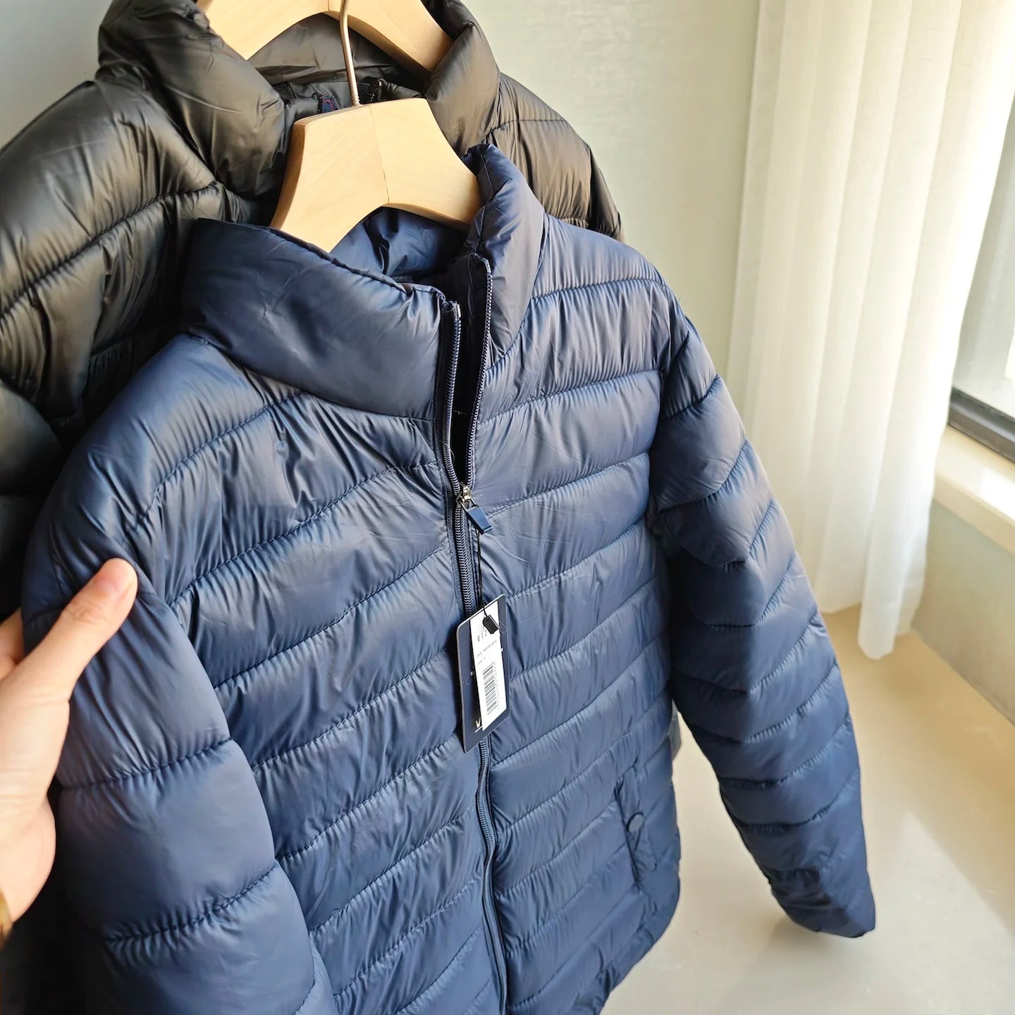 Lightweight Warm Cotton Jacket Stand Collar Men's Casual Outerwear Autumn Winter Fashion Urban Style Standard Fit Business Scene