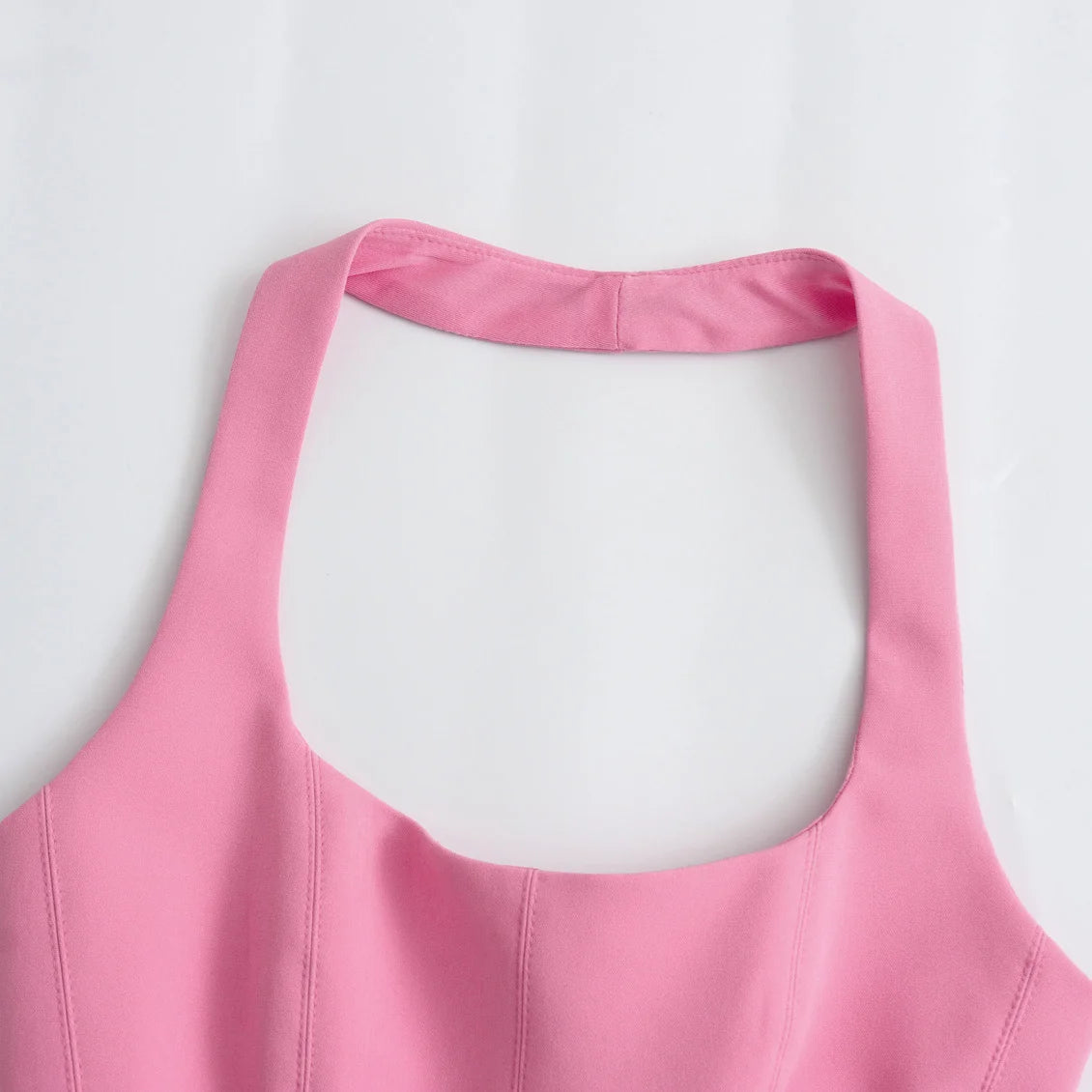 BSAY Women Fashion Summer White Halter Backless O-neck Comfortable Sling Crop Top Chic Female Sexy Streetwear Vest Mujer