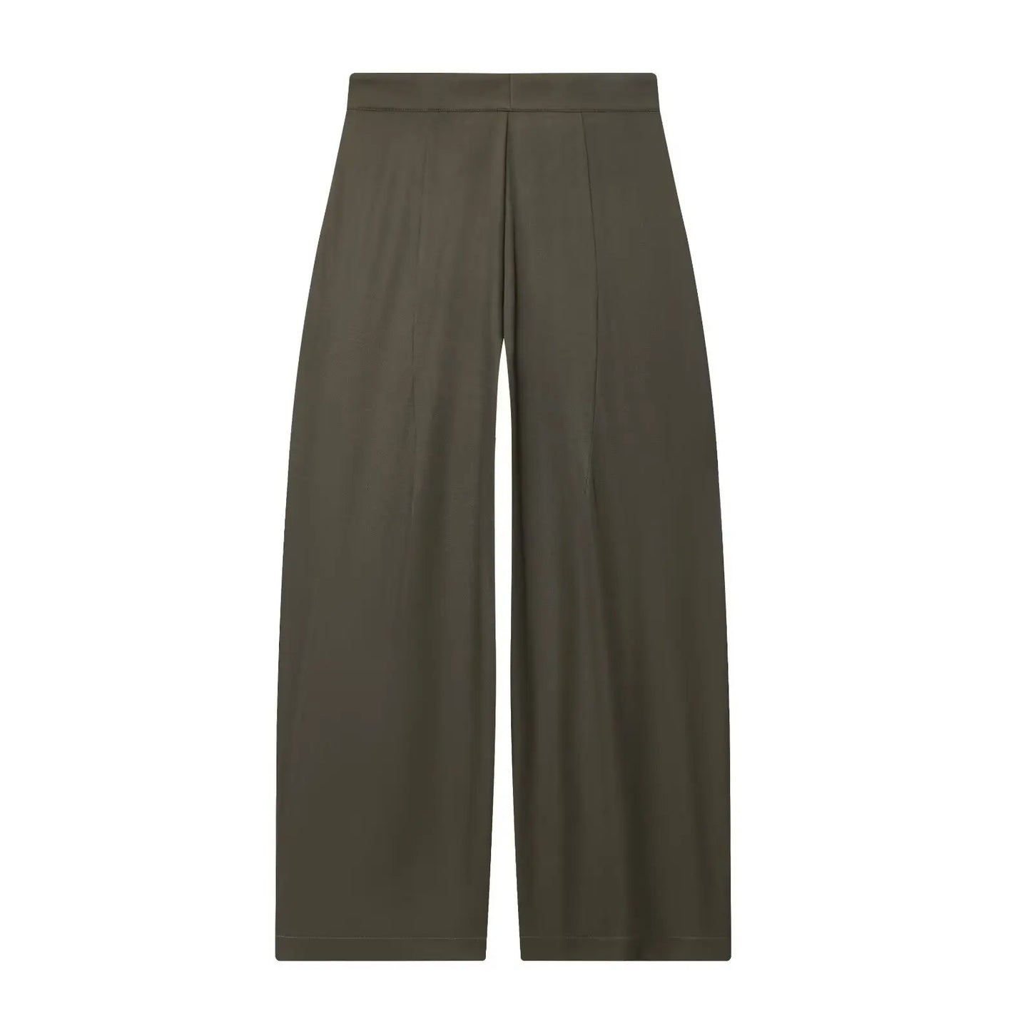 Women's Long Pants 2025 Autumn New Arrivals Military Green Pleated Loose Wide-Leg Pants Casual Fashion Stylish and Versatile
