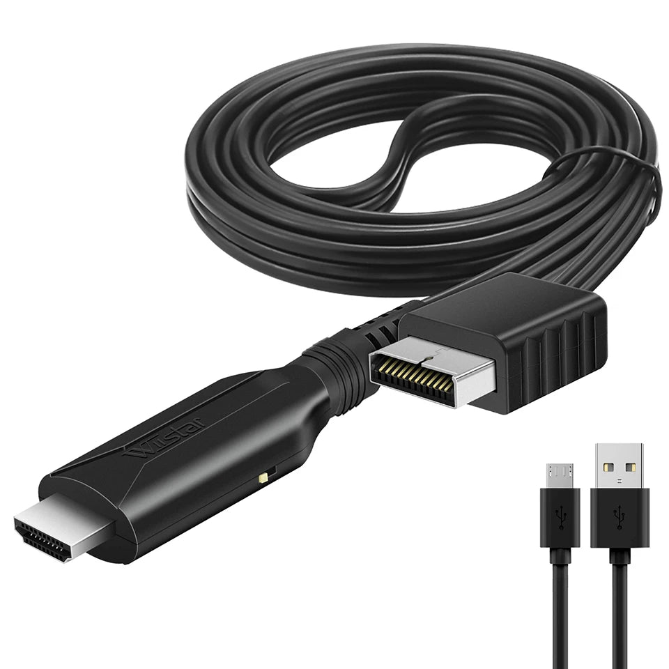 PS2 to HDMI Converter Adapter, PS2 to HDMI Cable PS2 to HDMI Support 1080P, Connecting a PS2 to a Modern TV with HDMI