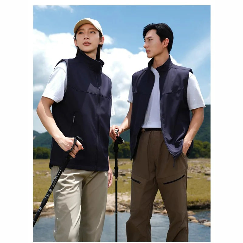 Fashion Style Down Vest Custom Team Logo Casual Sleeveless Jacket Printing Pattern Chill -proof Coat Company Brand Text 2026