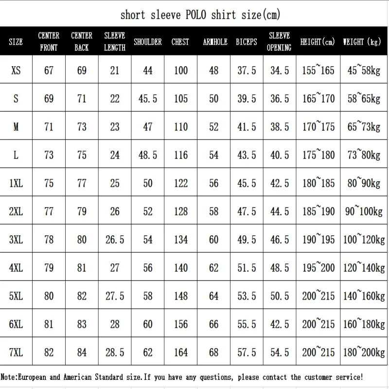 【High-quality】XS-7XL Summer Men's POLO Short Sleeve T-shirt Cool and Breathable POLO Shirt Business Casual Sweat-absorbing Top