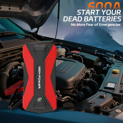 Battery Power Bank 1000A for Car Jump Starter Portable Emergency Booster 12V Auto Starting Device Petrol Diesel