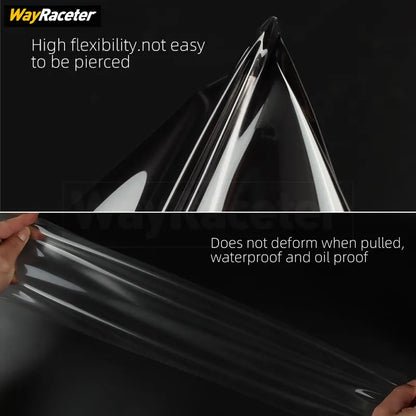 Car Headlight Protective Film Transparent Smoked Black TPU Sticker For BYD Shark 6 2025 2026 Off Road 4X4 Exterior Accessories