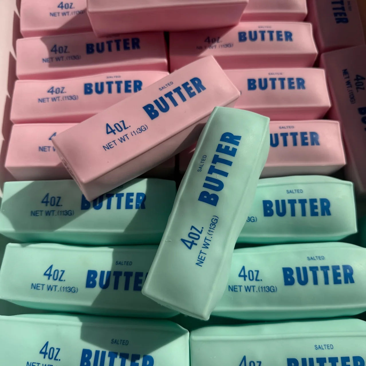 Creative Butter Stick Squishy Fidget Toy Building Block Filling No rebound Squeeze Toy Adult Sensory Stress Relief Fidget Toy