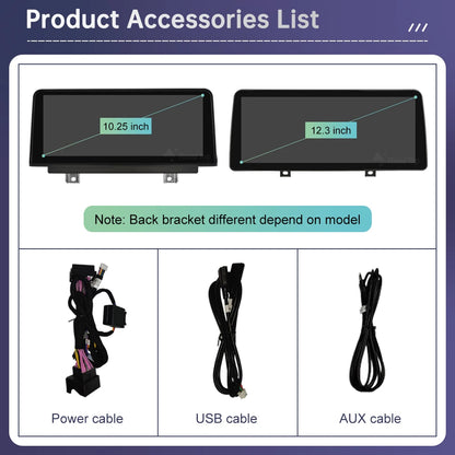 1920*720 Multimedia Touch Screen For BMW X3 F25 X4 F26 2011-2016 Wireless Carplay Display Android Auto Car Radio Player
