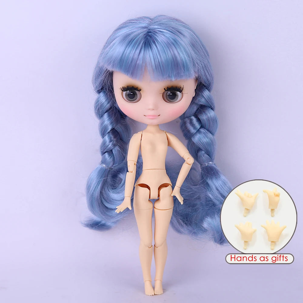 ICY DBS Middie Blyth Doll 1/8 Scale BJD Jointed White Skin with Matte Finish and Cute Outfit 20 cm Doll Toy Gift for Girls