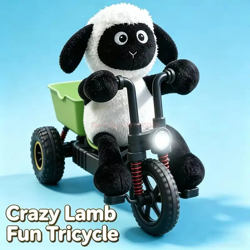 2026 New Kawaii Lamb Rc Tricycle Stunt Car Remote Control Drift Toy With Lights 2.4g Rc Car Kids Drifting Toys Boys Girls Gifts