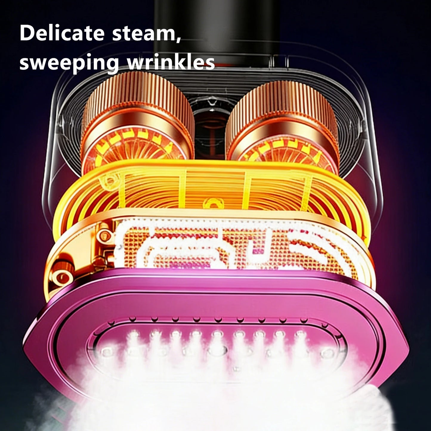 Steam Iron Mini Portable Iron Handheld machine Folding Garment Hanging Steamer Clothes Ironing Wet Dry Ironing Machine Home Iron