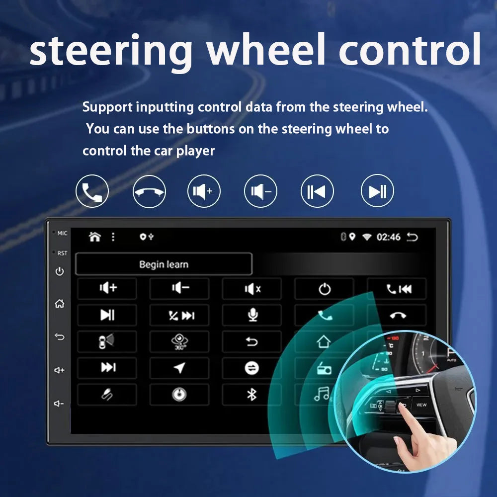7" 6+128GB For Nissan Navara D40  2005-2015  Car Stereo Radio Apple CarPlay Android 15 Head Unit FM GPS Reversing Image