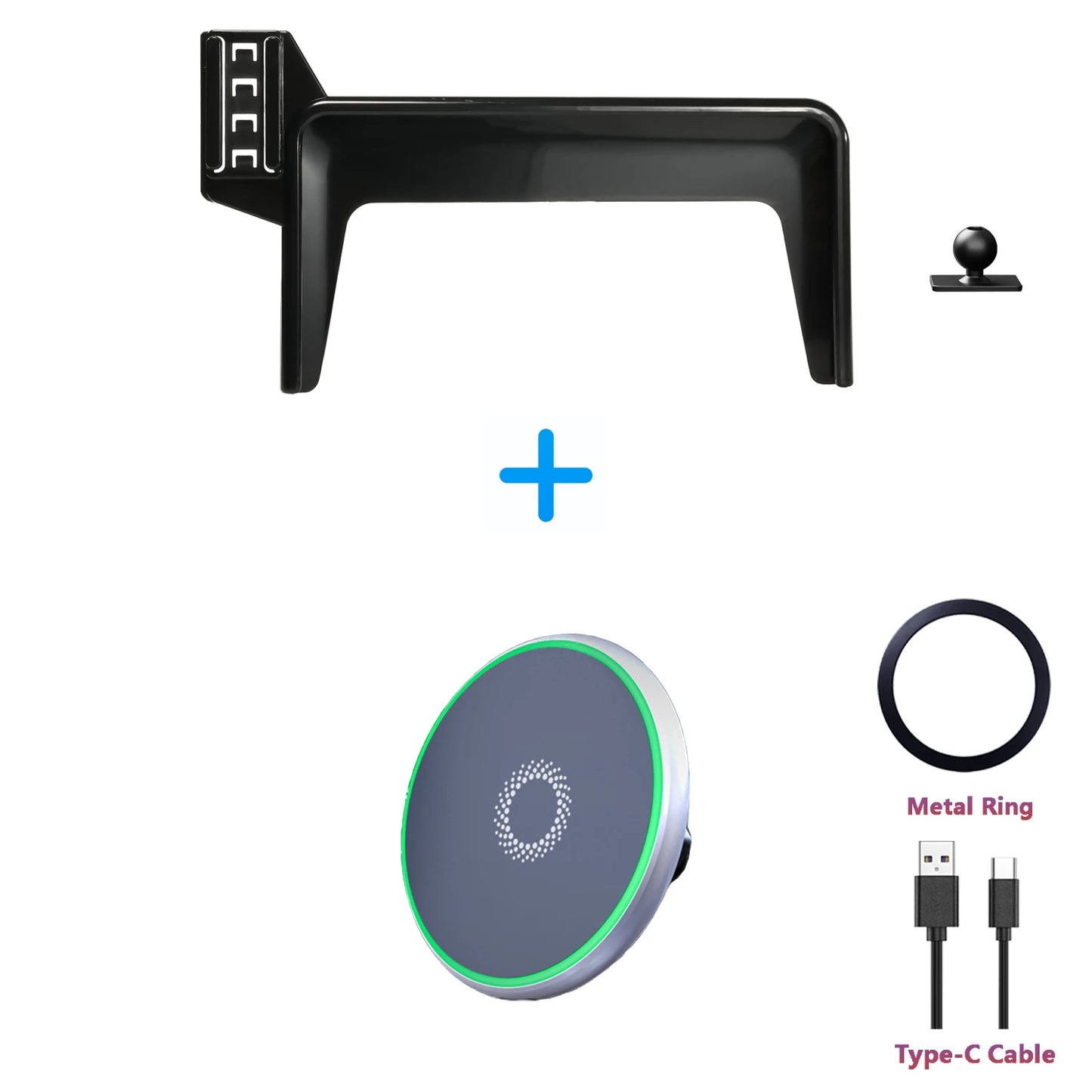 For Volvo EX30 2025 Car Phone Holder Mobile Phone Wireless Charger Stand Magnet Mount Car MagSafe Mounts for EX30 Accessories