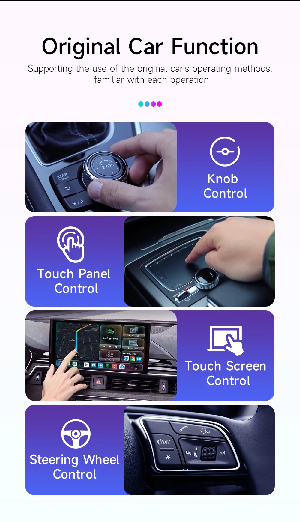 Android 13 HEYINCAR CarPlay AI Box Qualcomm SM6225 Wireless CarPlay Android Auto Smart TV Box For Netflix YouTube 4+64G 8+128G