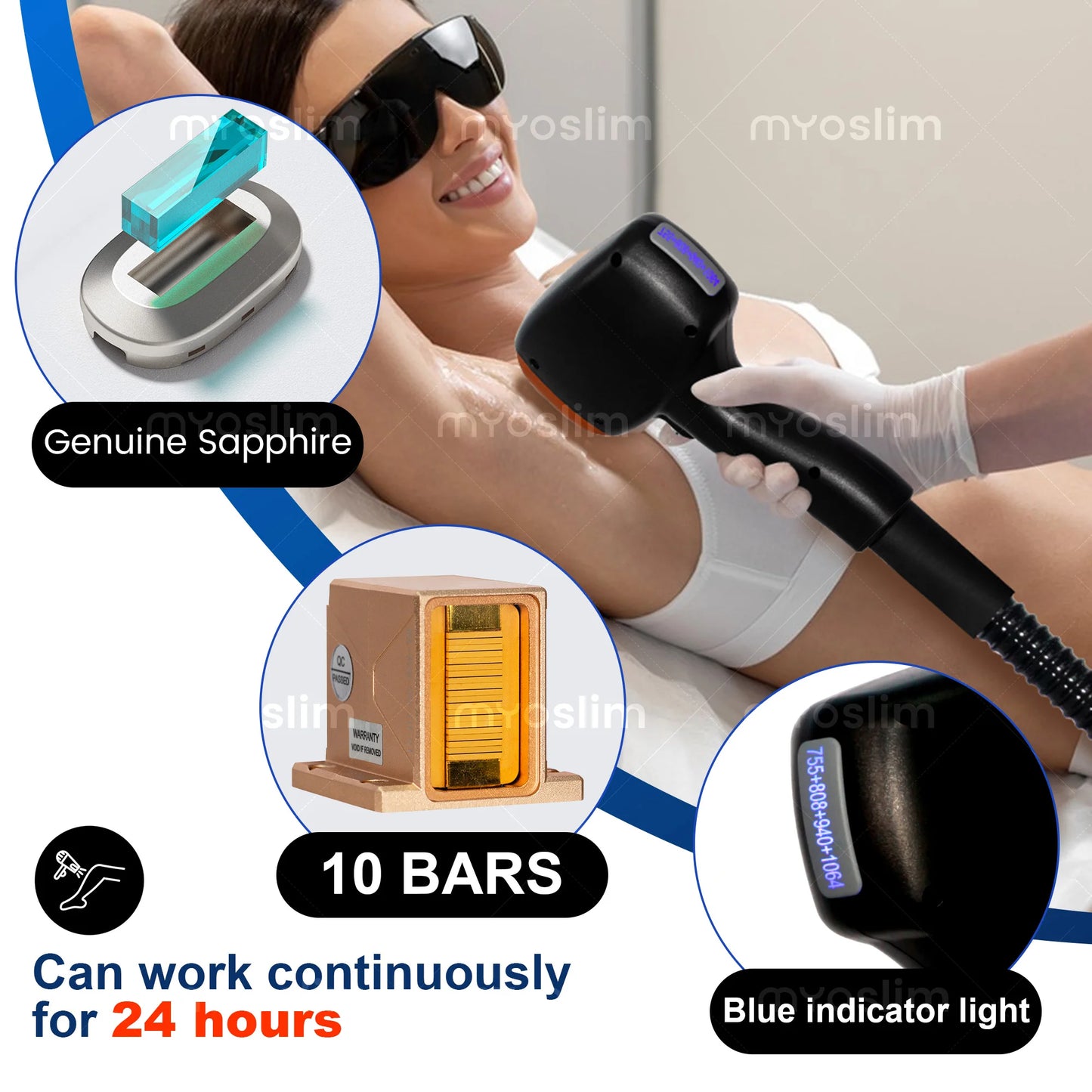 FAC 10Bars Level 2 Laser Permanent Painless Hair Removal Machine 808 4 Wavelength Professional Salon Beauty Equipment CE