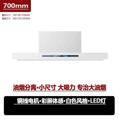 600/700 Ultra-thin Mini Range Hood for Home Kitchens, Small Apartments, and Apartments - Oil and Fume Separator