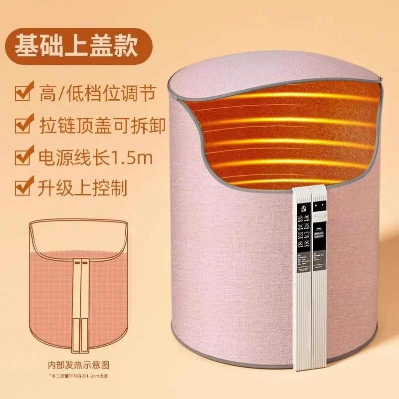 220V Electric Foot Warmer Under Desk Heating Pad for Office Winter Warmth Leg Heating Blanket CDB