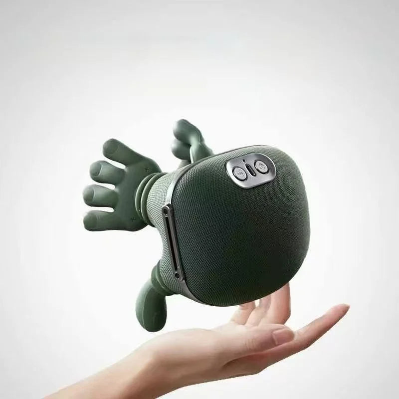 Waist Leg Massager,Vest Wrap, Bionic Kneading for Cervical Spine, Pain Relief for Driving Travel Home Use