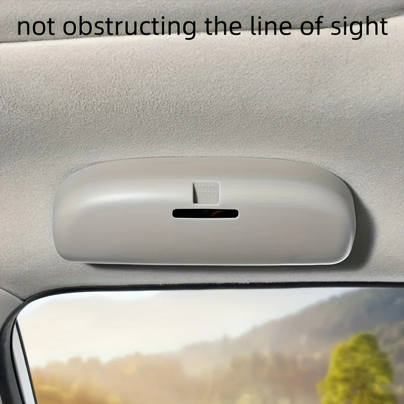 Car-Mounted Glasses Case, Original Car Model Without Handle, Modified for Universal Multifunctional In-Car Storage, Non-Damaging Installation, Car Glasses Case