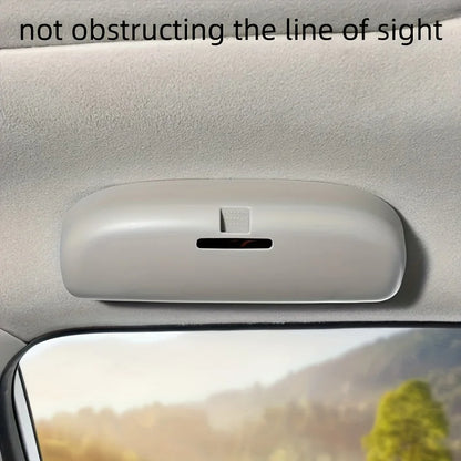 Car-Mounted Glasses Case, Original Car Model Without Handle, Modified for Universal Multifunctional In-Car Storage, Non-Damaging Installation, Car Glasses Case