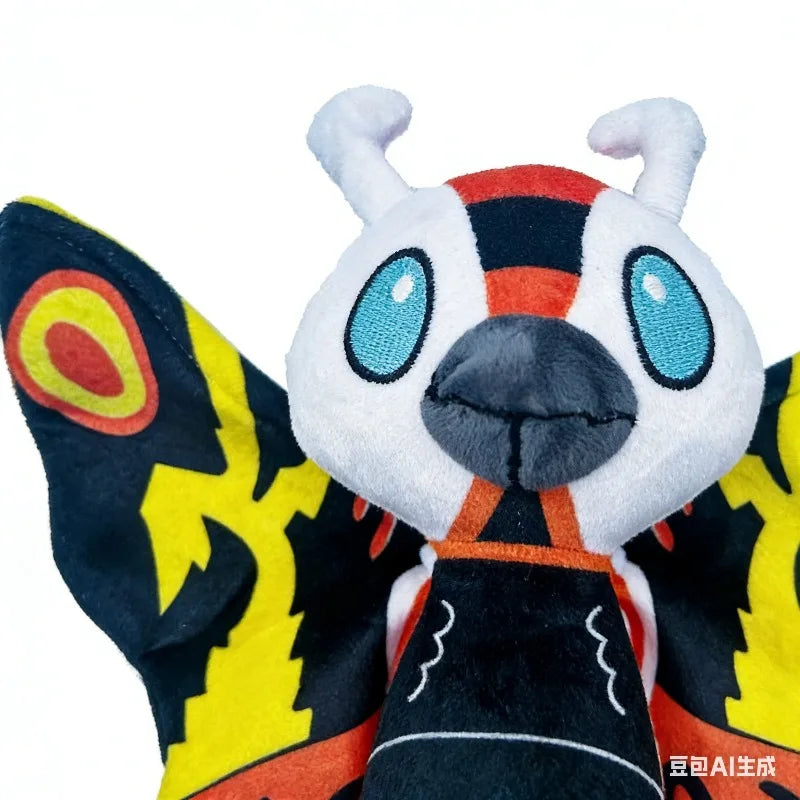 Godzilla Kawaii 20cm Mothra Plush Dolls Decor Soft Stuffed Animal Cartoon Cute Film Figure Anime Peripheral Birthday Toy Gifts