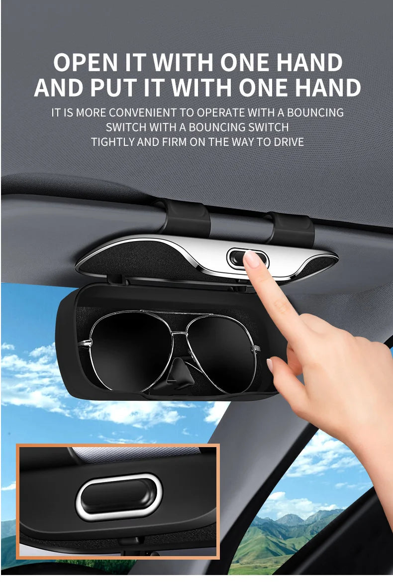 Chery Jaecoo J7 Phev 5EV J6 7 J5 J8 ICAR grill Logo Key Cover Accessories Car Visor Sunglasses Glasses Case Clip Box
