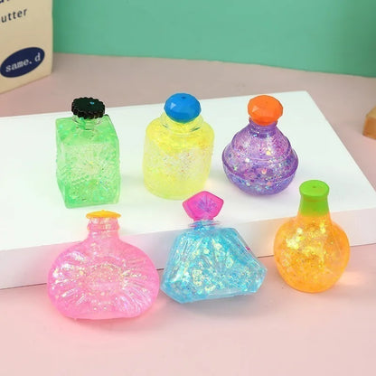 Taba Squishy Perfume Bottle Maltose Fidget Toy Soft Maltose Slow Rebound Stress Relief Squeeze Sensory Toy for Adults Gifts