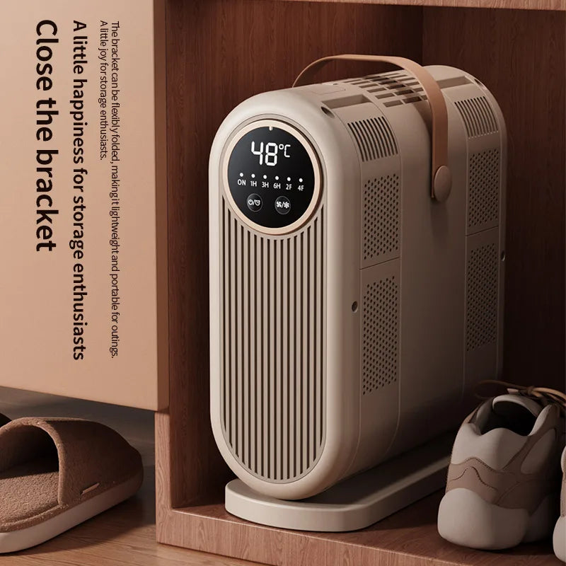 Foldable Shoe Dryer Electric Shoe and Boot Dryer Timing Control Household Shoe Warmer Portable Heater For Socks Boots