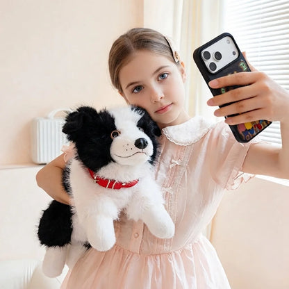 Border Collie Plush Toys Simulated Dog Stuffed Doll Exquisite Home Decor Toys Kawaii Accompany Toys Birthday Surprise Gifts