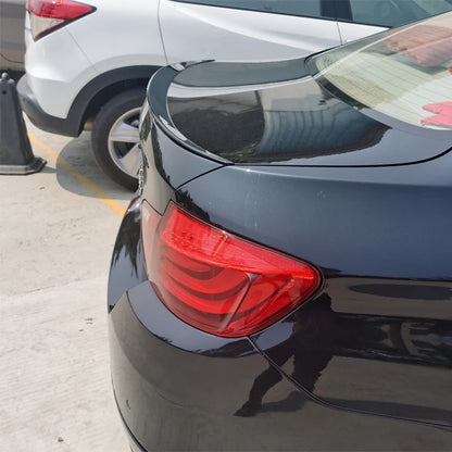 M5 Style Trunk Spoiler For BMW 5 Series F10 F11 2011-2017 Glossy Black Carbon Fiber Rear Lip Wing Boot Lid