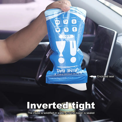 1-30PCS Outdoor Emergency Urine Bags 850ml Disposable Travel Mobile Toilet Portable Urinal Bag for Female Baby Male Vomiting Bag