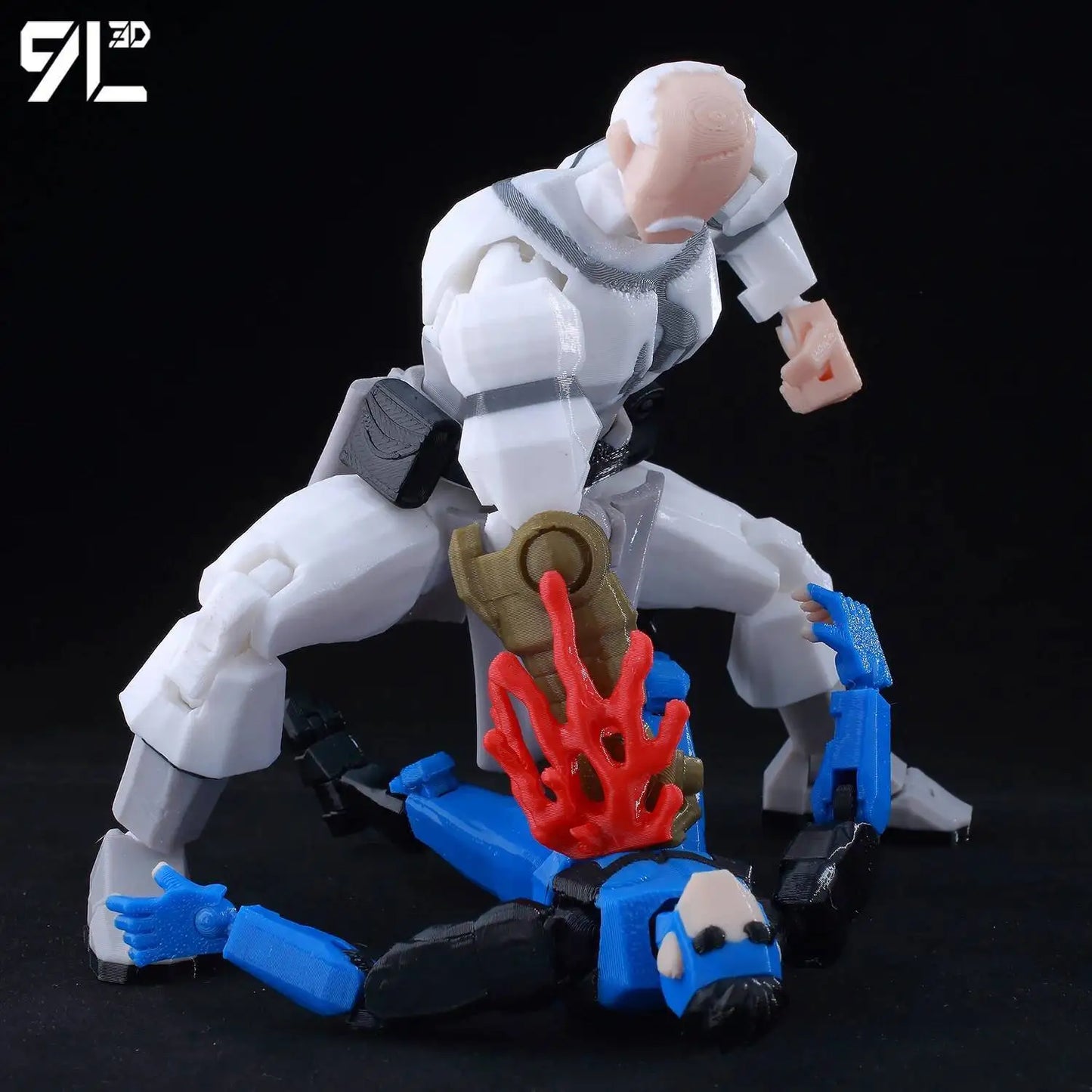 9L3D Printed Superheroes Invincible 2.0 Anime Multi-Jointed Shapeshift Toys Action Figures Mannequin Model Ornaments Gifts