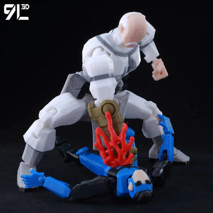 9L3D Printed Superheroes Invincible 2.0 Anime Multi-Jointed Shapeshift Toys Action Figures Mannequin Model Ornaments Gifts