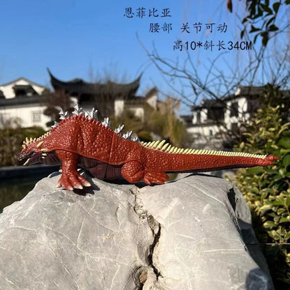 24cm Godzilla King of Monsters Runaway Mechanical Red lotus Planet Godzilla Action Figure Collection Model Toy Kid Birthday Gift
