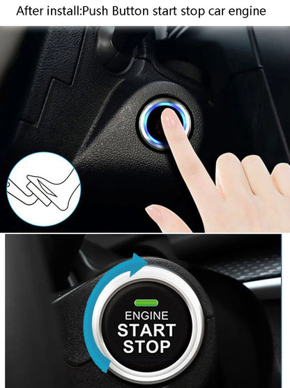 For Audi TT  2010-2017 Upgrade Engine Keyless Start Remote Starter System Keyless Entry Mobile Phone APP Control Car Accessorie