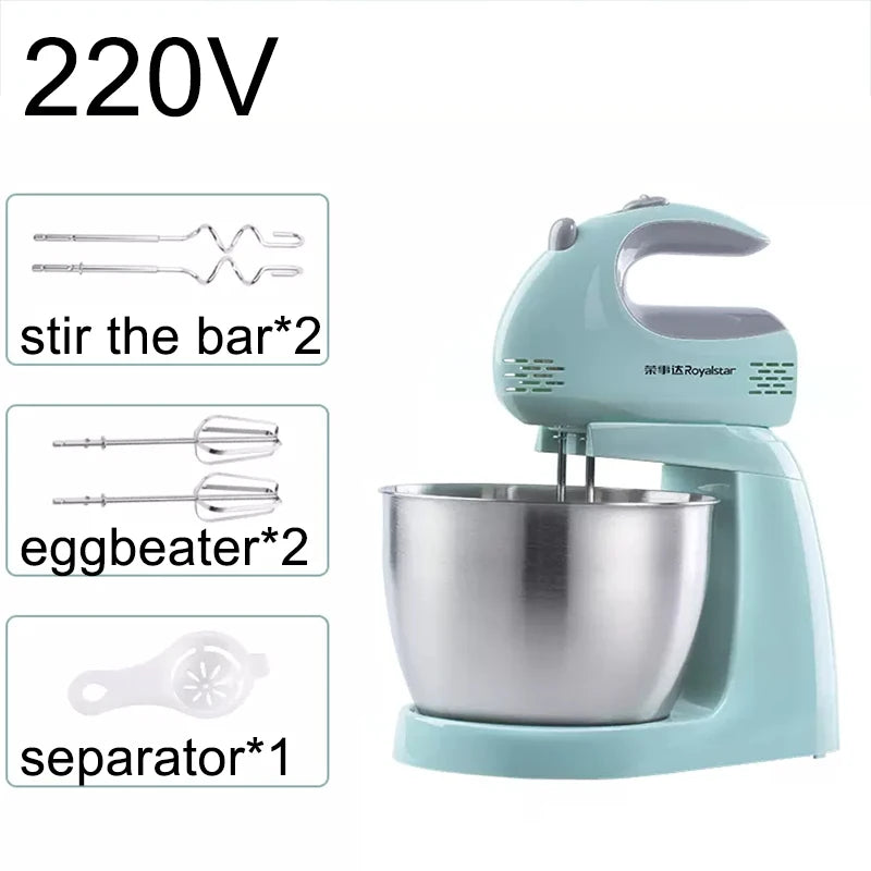 2026 Electric Egg Beater Desktop High Power Hand-Held Stirring for Baking And Whipped Cream Household Kitchen Appliance