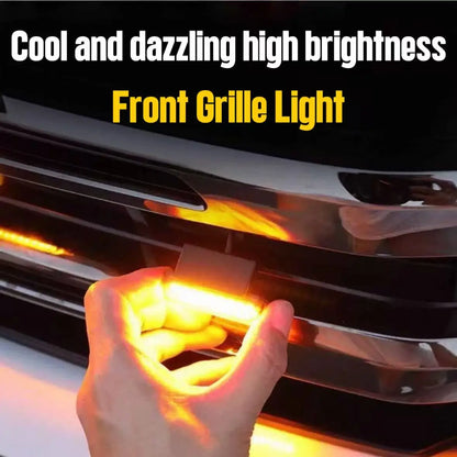 LED Car Lights Front LED Grille Lights With Harness Eagle Eye Lamp FOR FORD F-150 RAPTOR center mesh small yellow light