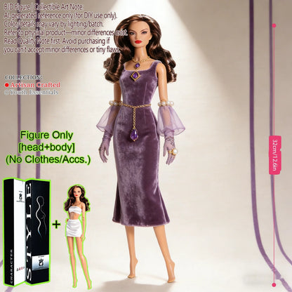 BJD MJD 1/6 Realistic Supermodel Doll 12.6 Inch Ball Jointed Articulated Posable Collectible NoClothes