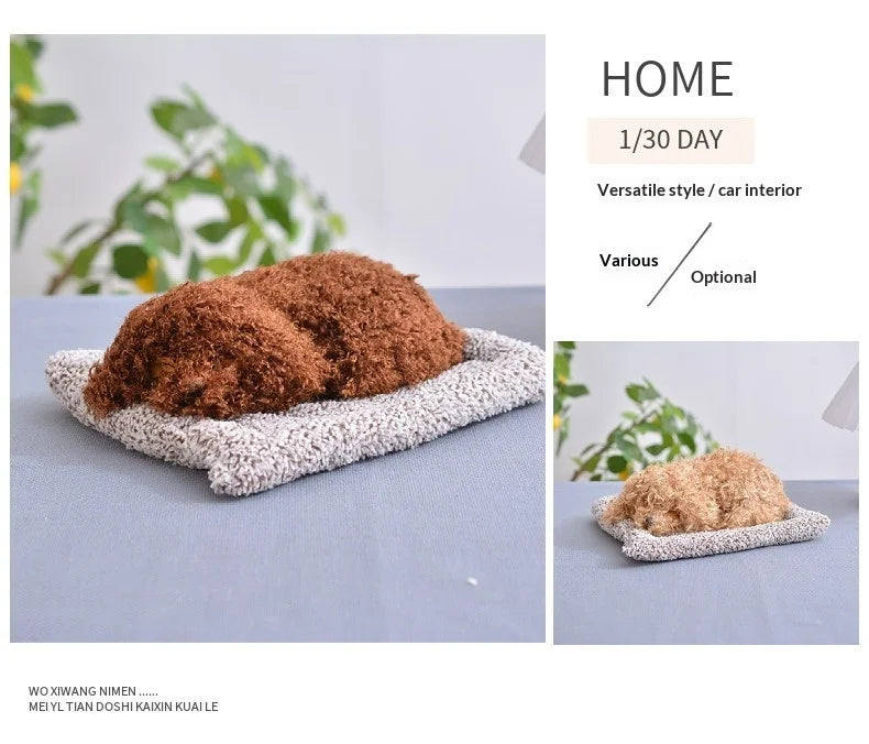 Car Activated Carbon Car Interior Decoration Simulation Dog Center Console Car Supplies Bamboo Charcoal Dog Doll Ornaments