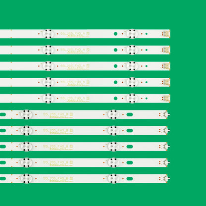 New 10Pcs/Set LED Backlight Strips For 55"TV 55UK6100 55UJ6307 55UJ630Y 55LJ5500 55UJ6560 55UJ6350 55UJ635 55UJ670V 55LJ6105W