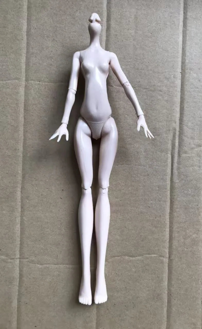 23cm Multi-Joints Movable Doll Figure Body Toy White Green Brown Blue Black Monster Doll Body to Fit Many Heads for Kids