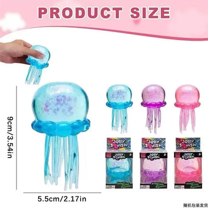 NeeDoh Jellyfish Fidget Toy for Kids And Adults Soft Jelly Squeeze Water Sensory Stress Relief Squish Toy
