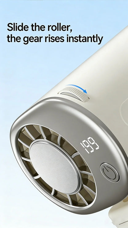 Car Clip on Air Conditioner 199 Speeds Adjustable 360° Rotation Semiconductor Cooling Fan Wide Clamp