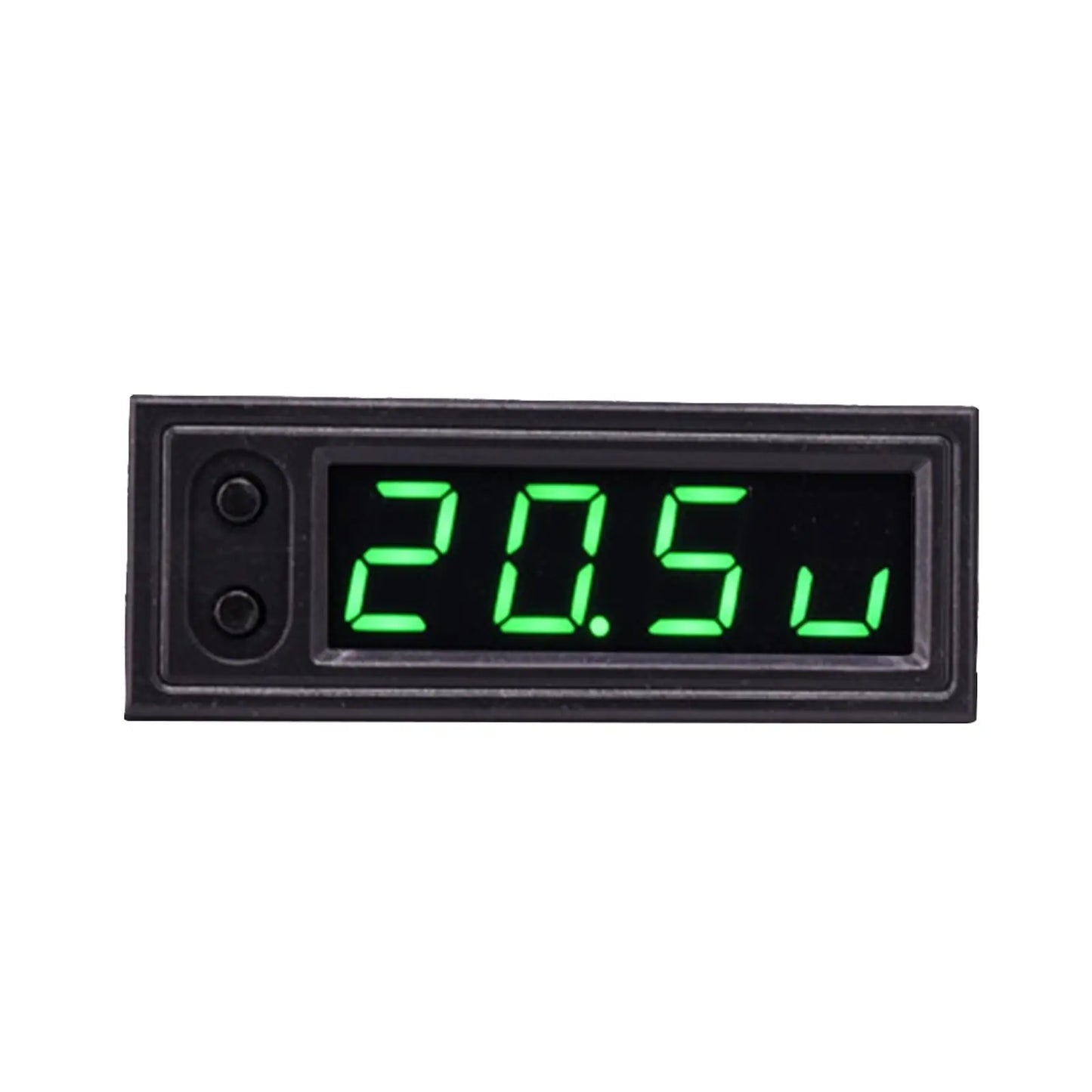 Car Clock Temperature Voltage Monitor Panel Meter Light in Weight Professional Premium 3-In-1 Durable Accessories Multifunction