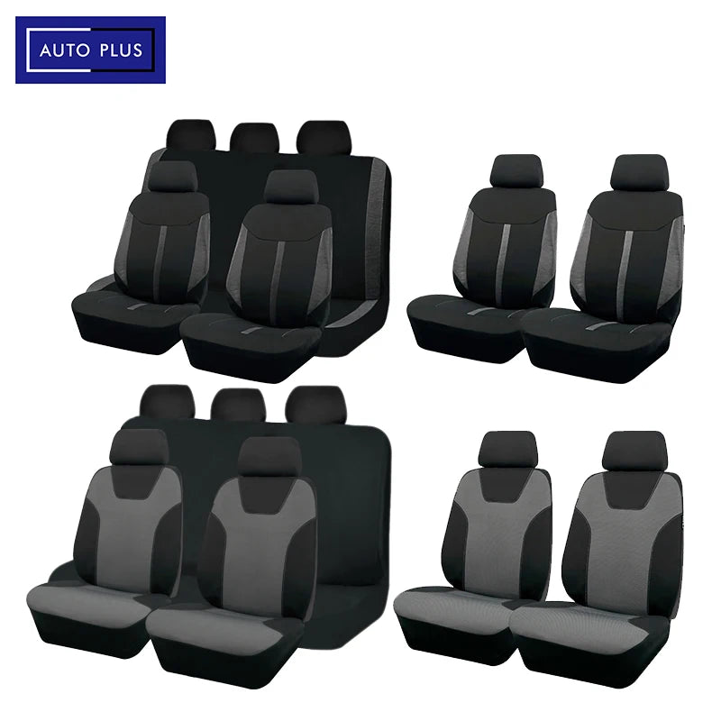 AUTOKING Universal 4pcs/9pcs Sports Car Seat Covers Set Fit for Most Car Golf 4 Car Accessories Interior Girl peugeot 207 206