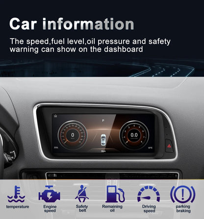 STWEI Qualcomm Snapdragon 680 6225 2.4GHz Wireless CarPlay Android13 Auto For AUDI Q5 Car Multiledia Players Video GPS Bluetooth