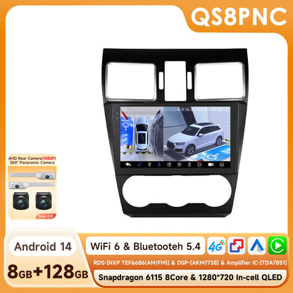 Hizpo Car Intelligent Systems For Subaru Forester WRX and STI XV Crosstrek Impreza 2015 2016 - 2018 Stereo GPS Navi 2din Carplay