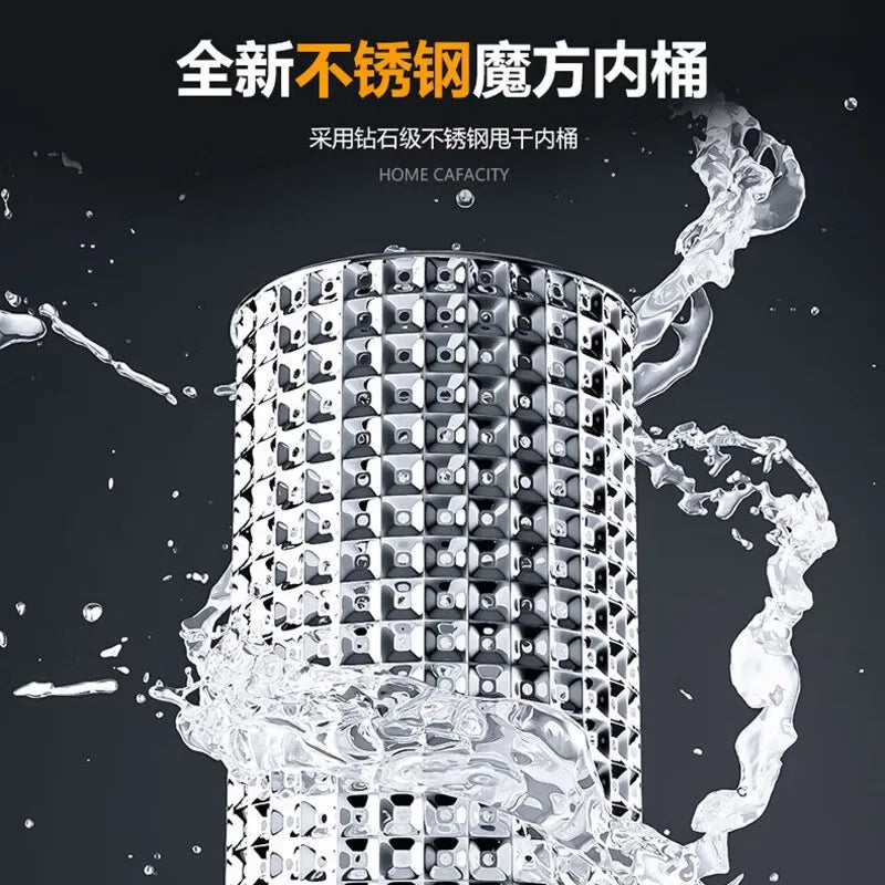 Stainless steel dehydrator household large-capacity drying bucket a must for fast dehydration dormitory rental