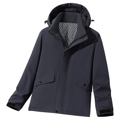 Unisex Couple Three Proof Outdoor Ski Mountaineering Cotton Coat Windproof Waterproof Cold Resistant High Quality Thermal Hooded