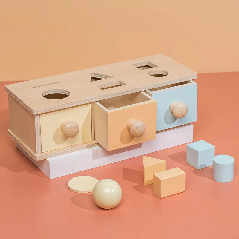 Montessori Wooden Rattles For Baby Crib Toys Baby Rattle Educational Musical Wooden Toys Children Development Games Wood Puzzles