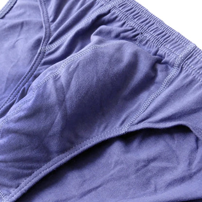 6 Pcs/Lot Men's 100% Cotton Panties Breathable Briefs Comfortable Male Underwear Lingerie Underpants Plue Size Xl -5Xl