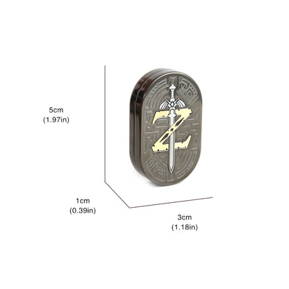 Novel Sword and Shield Fidget Slider EDC Stress Relief Push Haptic Slider ADHD Anxiety Stress Toys Office Desk Toys Gifts